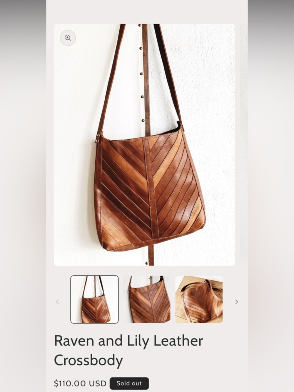 Raven and Lily Leather Crossbody